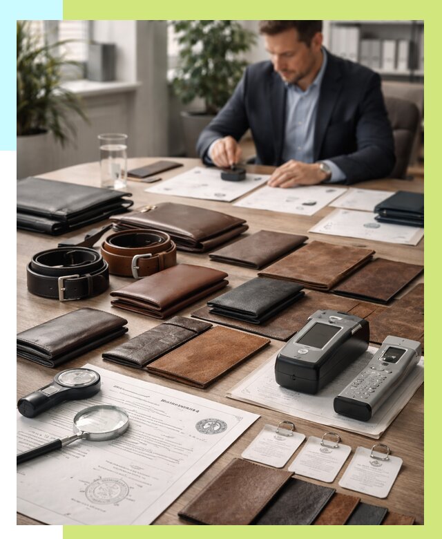 Сертификация кожаных изделий в Кондопоге от 12182 р. | Алешин-Кнп