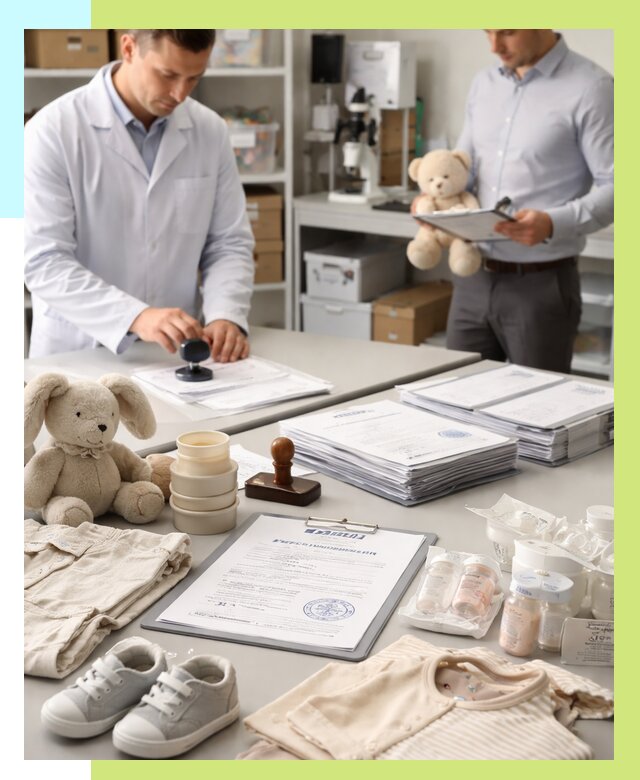 Сертификация детских товаров в Кондопоге от 15228 р. | Алешин-Кнп