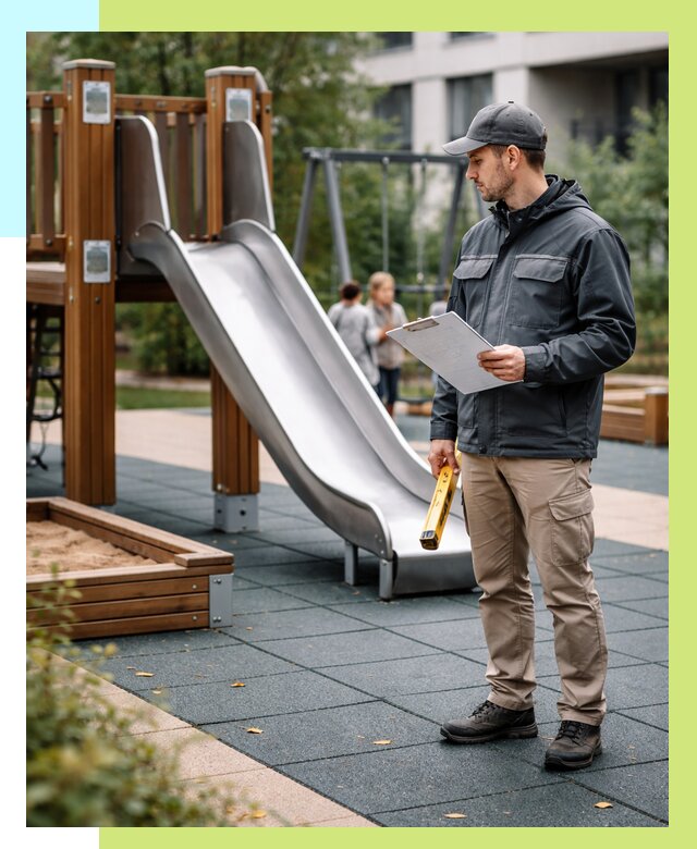 Сертификация детских площадок в Кондопоге от 25380 р. | Алешин-Кнп