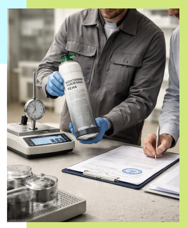 Сертификация монтажной пены в Кондопоге от 15228 р. | Алешин-Кнп