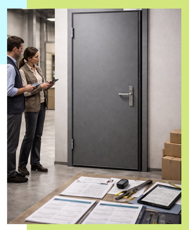 Сертификация противопожарных дверей в Кондопоге от 9137 р. | Алешин-Кнп