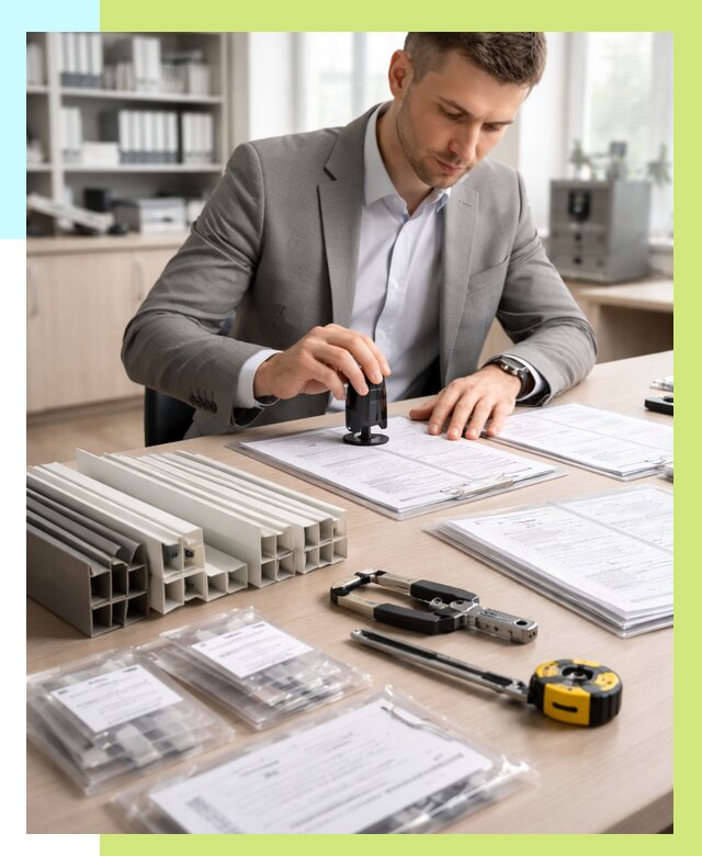 Сертификация ПВХ продукции в Кондопоге от 8629 р., Алешин-Кнп