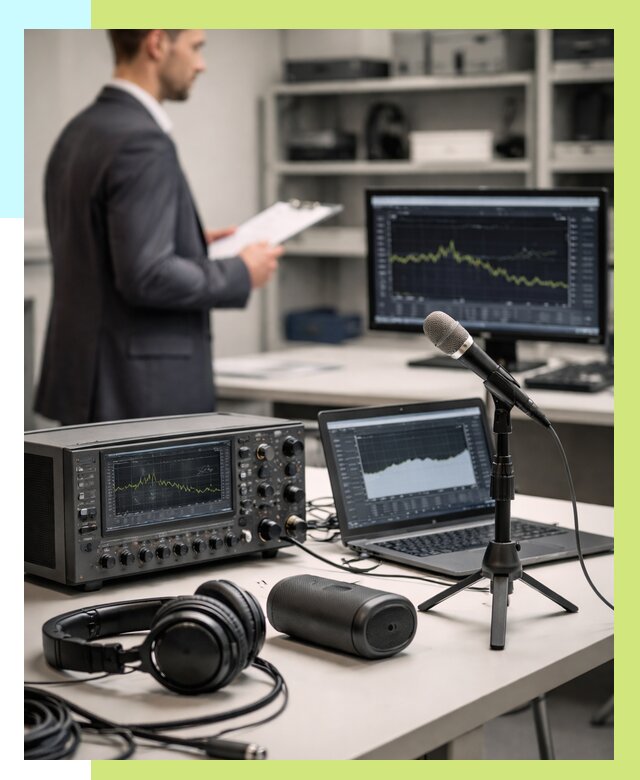 Сертификация аудиотехники в Кондопоге от 15228 р., Алешин-Кнп