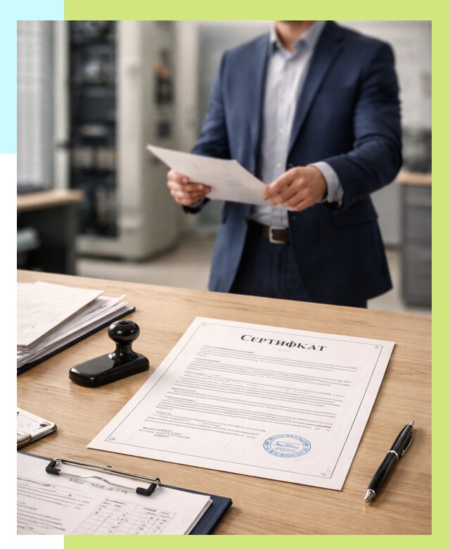 Сертификат на оборудование в Кондопоге от 15228 р. | Алешин-Кнп