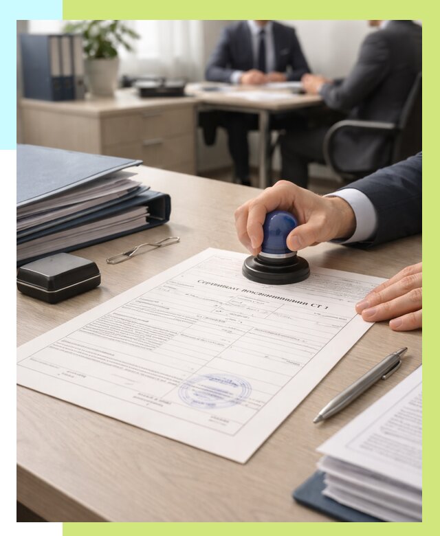 Сертификат происхождения СТ 1 в Кондопоге от 4568 р. | Алешин-Кнп