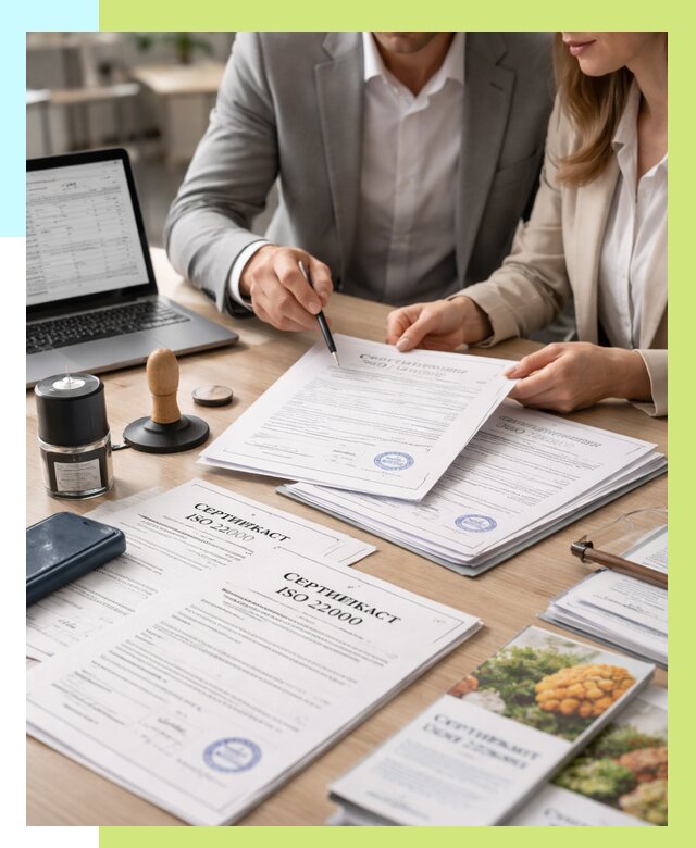 Сертификат ISO 22000 в Кондопоге от 40608 р. под ключ | Алешин-Кнп