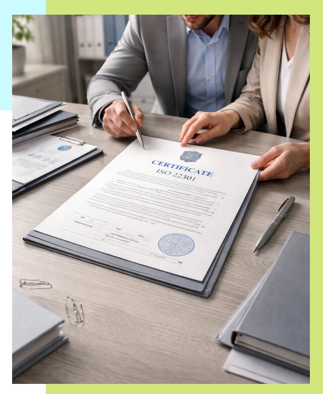 Сертификат ISO 22301 в Кондопоге от 45684 р. | Алешин-Кнп срочно